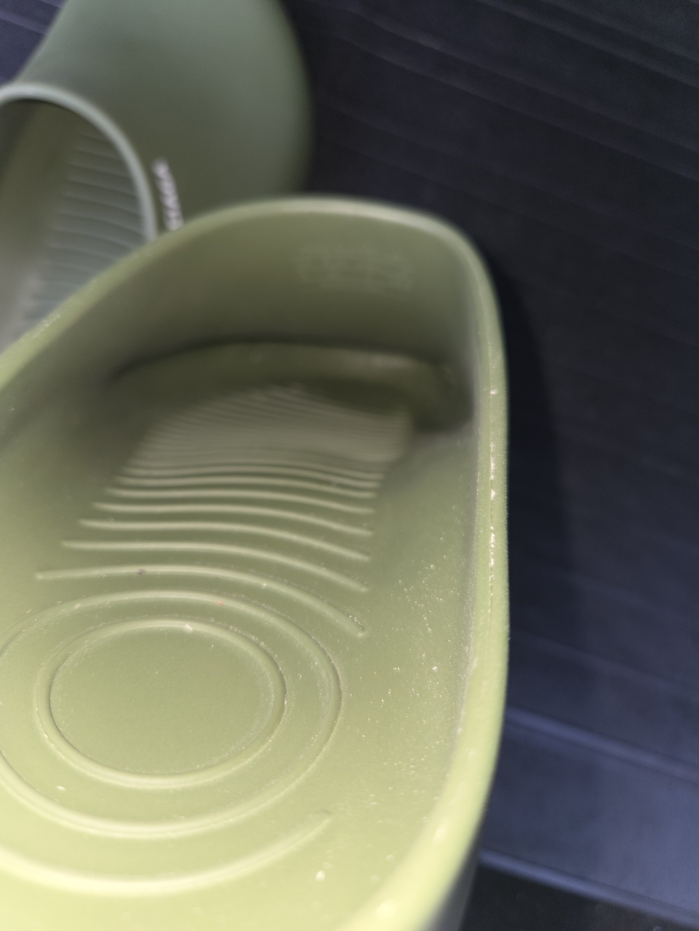 Balenciaga Olive Green Slide Clogs - Picture 6 of 7